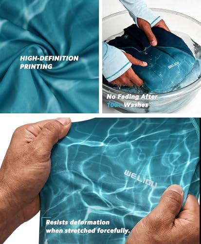 Men's UPF 50+ Sun Protection Hoodie, Long Sleeve Fishing Shirt - Image 6
