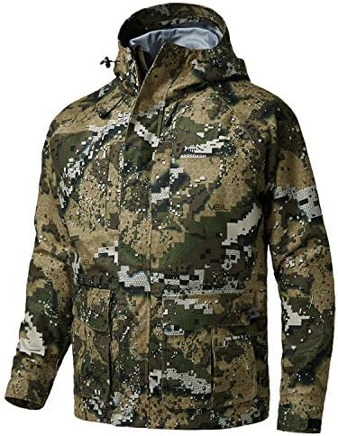 BASSDASH Walker-LW Breathable Waterproof Fishing Hunting Wading Jackets with Silent Outer Fabric for Men Women by Bassdash