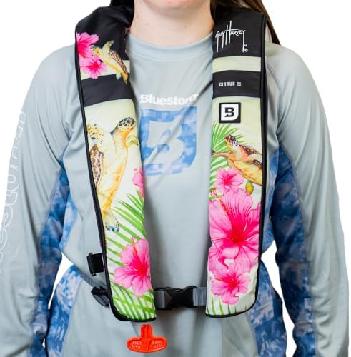 BLUESTORM Cirrus26 Inflatable PFD Life Jackets for Adults | US Coast Guard Approved Automatic Life Vest w/Manual Override Convertibility - Image 3