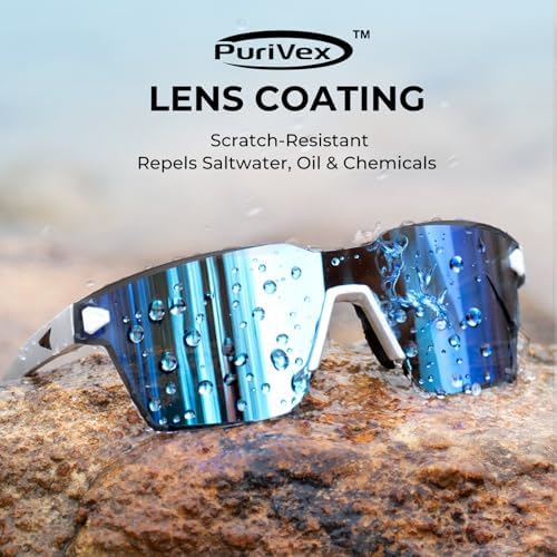 KastKing Tarkio Polarized Fishing Sunglasses, One Piece PC Lens Rimless - Image 3