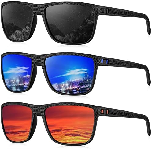 KALIYADI Polarized Sunglasses for Men, Lightweight Sun Glasses with UV Protection for Driving Fishing Golf by KALIYADI