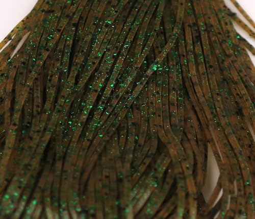 Hareline Crazy Legs Fly Tying Material – Silicone Rubber Legs for Streamers, Nymphs, Bass & Saltwater Flies by HarelineDubbin