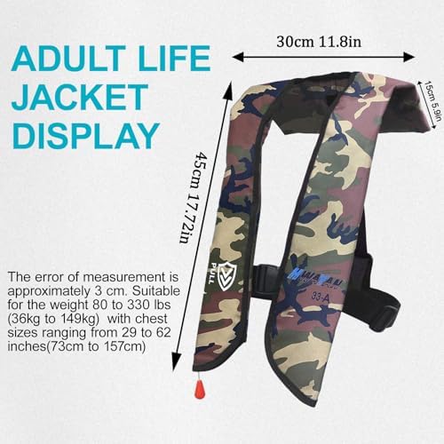 Automatic/Manual Inflatable Life Jacket for Adults | Water Sports - Image 4