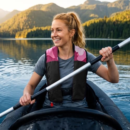 Automatic Inflatable Life Jacket,Preserver PFD for Adults,Life Vest for Adult,Supports Weight up to 330 pounds - Image 4