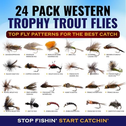 RoxStar Fly Shop Trophy Trout Top Wet & Dry Flies for Trout. Proven Nationwide to Catch Fish! Tied in-House Never Outsourced Fly Fishing Gift - Image 2