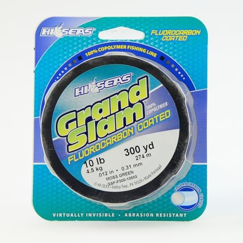 HI-SEAS Grand Slam Fluorocarbon Coated Fishing Line by Hi-Seas