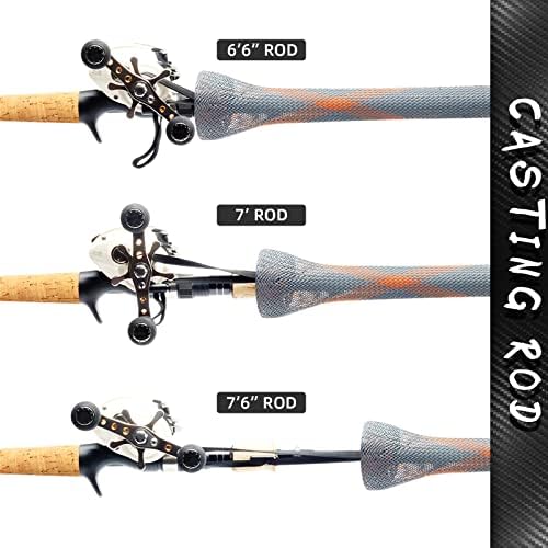 SF Fishing Rod Socks Pole Sleeve Cover Protector Gloves - Image 5