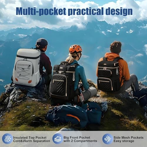 Backpack Cooler Insulated Leakproof, Soft Cooler Backpack for Beach - Image 3