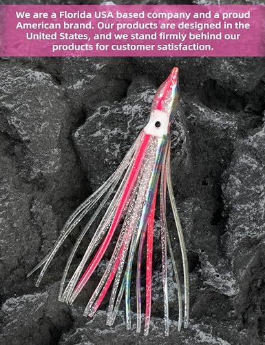 BLUEWING Trolling Squid Skirts Fishing Saltwater 2,3,5,8,12 Inch Octopus Lures 1pcs/5pcs - Image 4