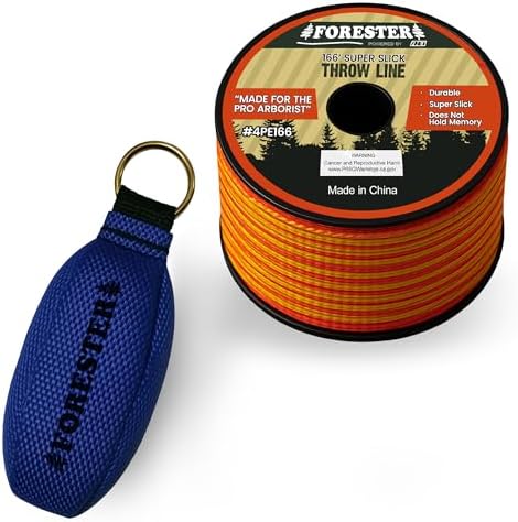 FORESTER Arborist Throw Line Kit | Throw Weight & 166ft Rope | Ultra Slick 100% Polyester Rope | Arborist Equipment for Tree Climbing - Image 6