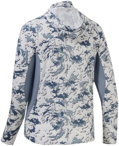 BASSDASH Men's UPF 50+ Camo Long Sleeve Hunting Fishing Hoodie Shirt - Image 3
