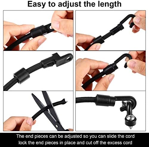 Sumind 4 Pcs Rod Strap Holder Deck Mount for Boat Rod,18 Inch - Image 4