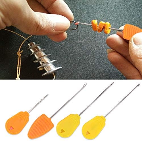 plplaaoo Fishing Bait Needles Stainless Steel Plastic 4 in 1 Design Baiting Hook Stringer Drill Needles for Carp Fishing Anglers Accessories - Image 4
