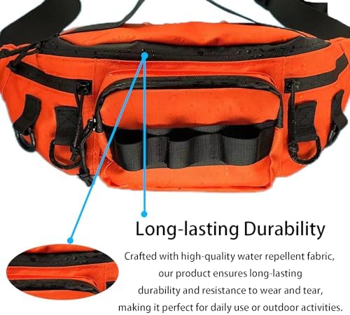 Fishing Fanny Pack for Men -Fishing Fanny Pack-Lightweight and Fishing Sling Pack - Image 4