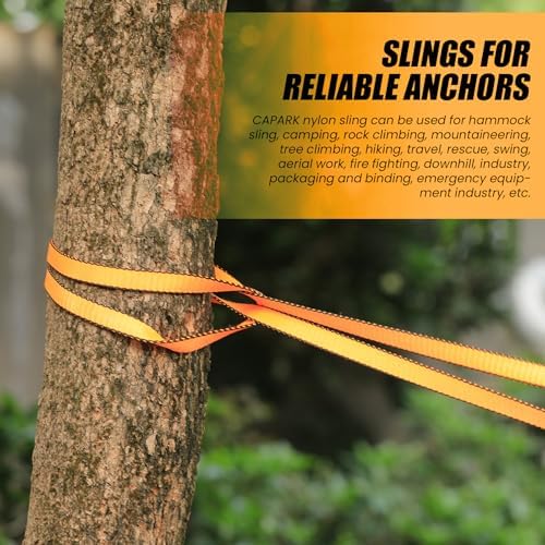 18MM Nylon Climbing Slings Runners 23 kN Strong Webbing Straps for Rock Climbing, Rappelling, Swing, Yoga Hammock etc - Image 6