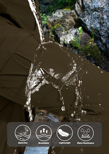 Men's Lightweight Hiking Cargo Pants Waterproof Quick Dry Travel Climbing Camping Fishing Mens Work Pants Outdoor - Image 5