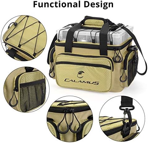 Calamus TB61 Fishing Tackle Bag, Fishing Gear, Gifts for Angler, Khaki - Image 3