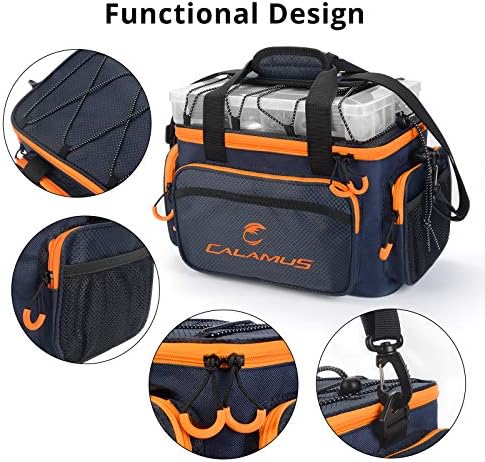 Calamus TB61 Fishing Tackle Bag, Fishing Gear, Gifts for Angler, Orange - Image 3