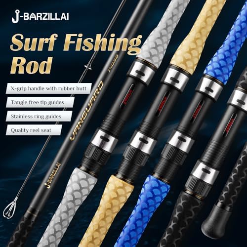 Carbon Surf Spinning Fishing Rod, Ultra-Light High-Sensitivity Graphite Pole, Saltwater/Onshore 3/4 Pieces Surf Fishing12ft 13ft 14ft 15ft Rod - Image 2