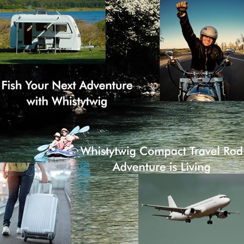 Whistytwig Carbon Fiber Telescopic Fishing Rod - Portable Collapsible Design for Travel and Adventure - Versatile Saltwater and Freshwater Fishing Pole - Image 7
