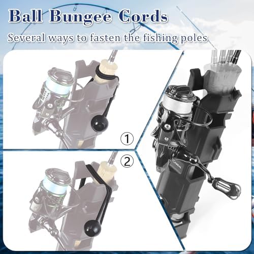 6Pcs Boats Fishing Rod Holders,Wall Mounted Fishing Rod Holder Bracket Tube - Image 3
