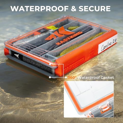 KastKing HyperSeal 3500 Double-Sided Waterproof Fishing Tackle Box, 1 Pack - Image 2