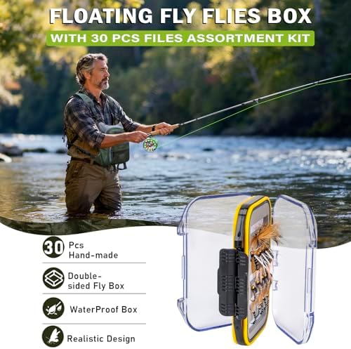 QualyQualy Fly Fishing Combo with Chest Pack, Fly Fishng Net - Image 6
