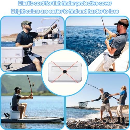 Fishing Graph Cover Straps, Adjustable Fish Finder Bungee for Up to 18 inch - Image 7