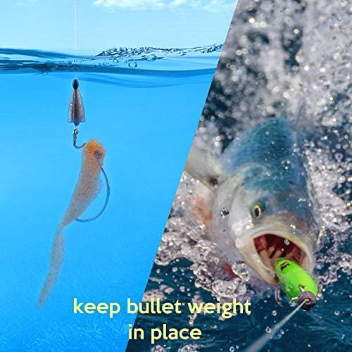 Fishing Rubber Bobber Peg Sinker Stopper Black Oval Bead Texas Rig Weight Floats Stops Durability Flipping Terminal Tackle Accessories for Saltwater Freshwater 3 Size - Image 6