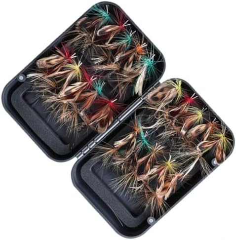 Fly Fishing Hooks Set 40PCS Hand-Tied Lures Trout Bass(40-count, 47g) - Image 3