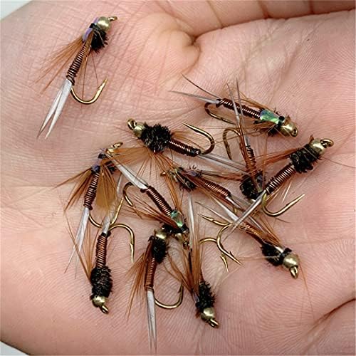 OutdoorFishing Fly Fishing Flies Kit Fly Assortment Trout Bass Fishing with Fly Box, 33/48/72/100/114/148pcs with Dry/Wet Flies, Nymphs, Streamers, Popper - Image 5