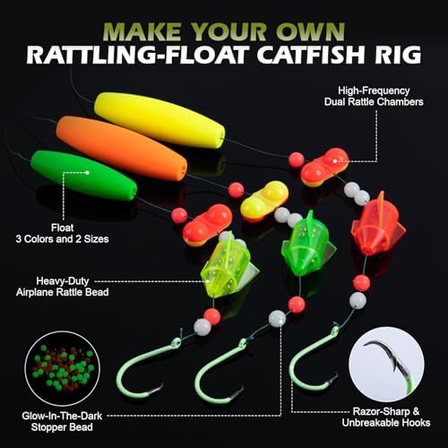 Goture Catfish Rig Making Kit,274pcs/300pcs Catfishing Tackle - Image 3