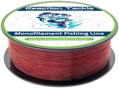 Reaction Tackle Monofilament Fishing Line, Pro Grade Nylon Mono Line by ReactionTackle