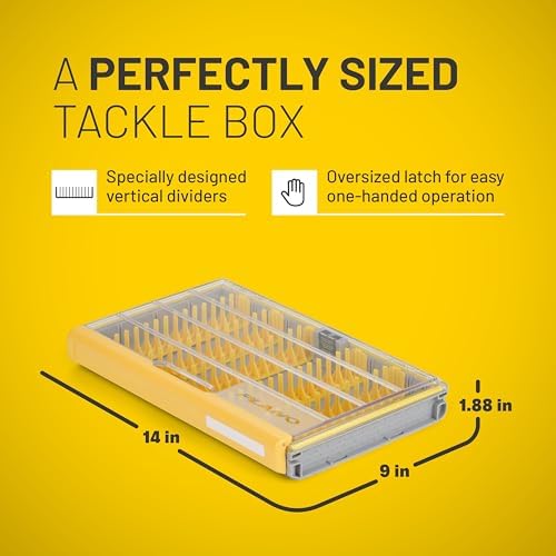 Plano EDGE Master Jig/Bladed Jig Box, Transparent/Yellow - Image 5