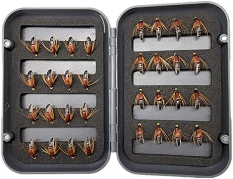 24Pcs Fly Fishing Flies Trout Lures Fishing Tackle Fly Fishing Flies with Boxed Trout Bass Artificial Fish Bait - Image 5