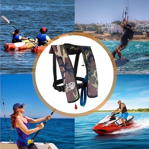 Manual Inflatable Life Jacket for Adults| Supports up to 330 lbs - Image 6