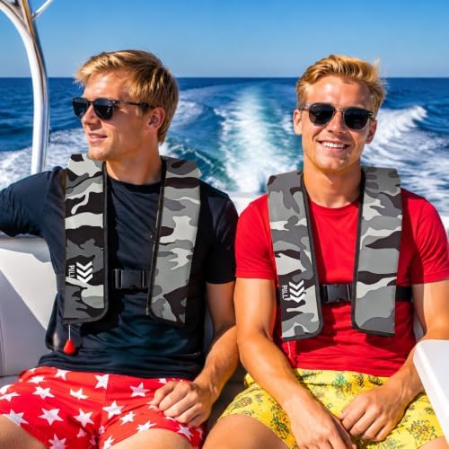 Manual Inflatable Life Jacket,Preserver PFD for Adults,Life Vest for Adults,Supports Weight up to 330 pounds - Image 5