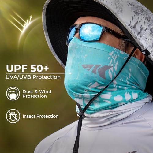 KastKing Sol Armis UPF50+ Neck Gaiter, Hydrocool Fishing Mask, Men & Women - Image 2