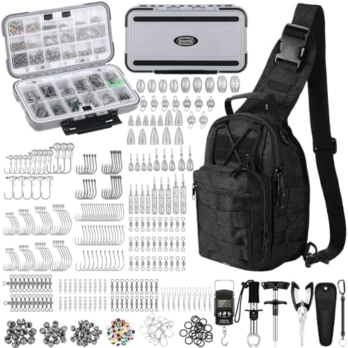 Winnerwhy 397 Pcs Fishing Tool Kit Fishing Gear & Gift by WinnerWhy