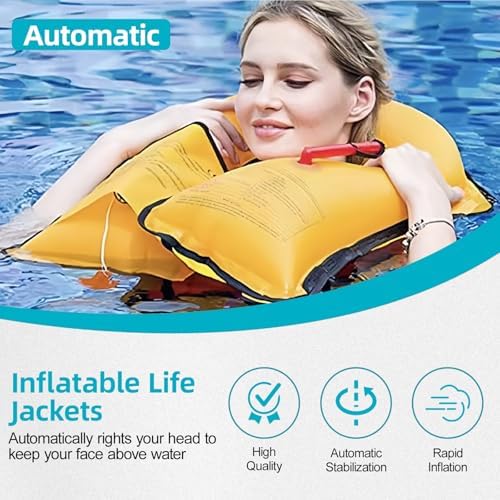 Automatic/Manual Inflatable Life Jacket for Adults | Water Sports - Image 5