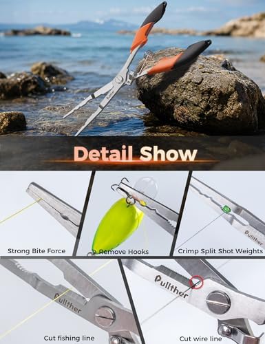 Fish Gripper 9.2",Fishing Pliers,Fishing Tool Kit - Image 5