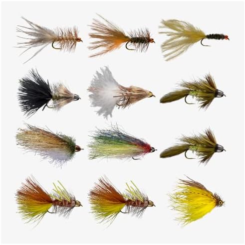 RIO Products Fly Fishing Flies Kit Assortment for Freshwater Fishing, Signature Flies for Trout, Bass, and Salmon, 7/11/12/13/15/20pcs by RIOPRODUCTS