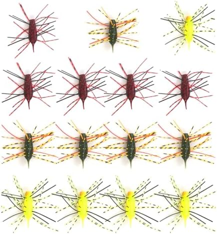 Silicone Soft Dice Fishing Lures: 12pcs Multiple Tentacles Slow Sink Soft Plastic Baits for Bass Drop Shot Finess Wacky Rig by Vefungyan
