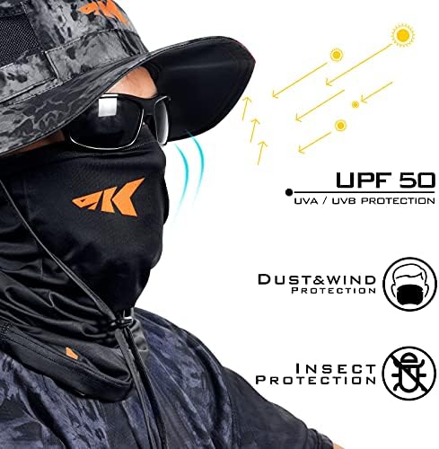 KastKing Sol Armis UPF50+ Neck Gaiter, Hydrocool Fishing Mask, Men & Women - Image 2