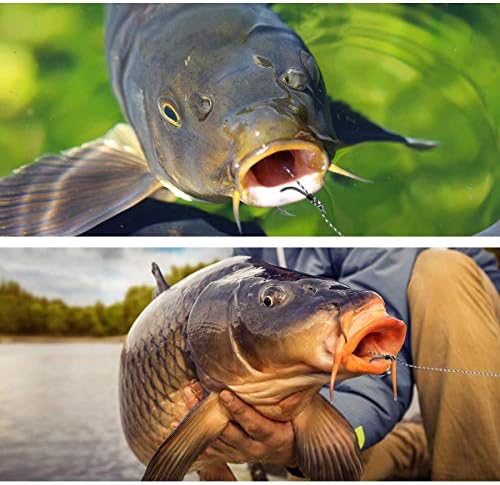 YOTO 24PCS-Carp-Fishing-Hair-Rigs,Carp Fishing Gear with Wide Gape Hook,Zig Rigs Carp Fishing Kit with Carp Accessories - Image 7