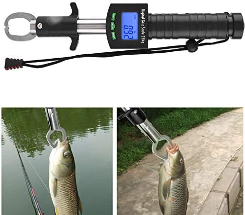 PerGar Digital Fish Grip Scale, Fish Weigher, 3 in 1 Digital Fish Grip Scale, 25kg/55lb Fish Lip Gripper Grabber, Fish Scales Digital Weight Lip Gripper - Image 4