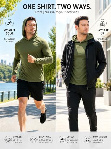 ZITY Men's Lightweight Pullover Hoodie UPF 50+ Fishing Shirts Sweatshirt - Image 3