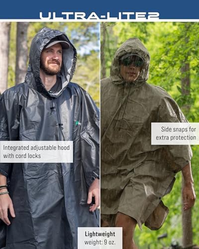 FROGG TOGGS Ultra-lite2 Waterproof Rain Poncho, Breathable and Reusable - Image 5