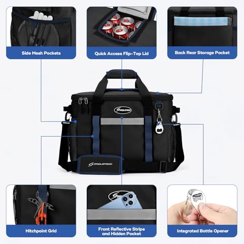 Maelstrom Soft Cooler Bag, 35/55/75 Can Beach Cooler with Flip-top Access - Image 2
