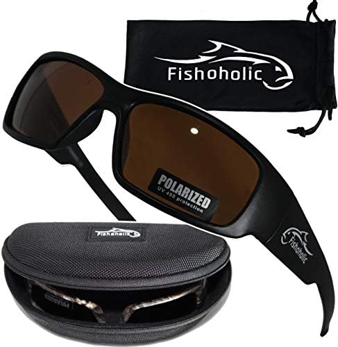 Fishoholic Polarized Fishing Sunglasses - All Day UV400 Sun Protection by Fishoholic